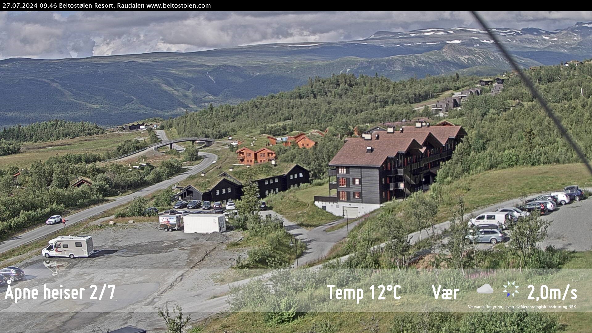Webcam Beitostølen, Øystre Slidre, Oppland, Norwegen